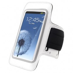 Pouzdro na telefon pro sportovce, bílé (Galaxy S3/S4)